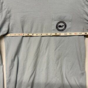 Vineyard Vines Shirt Mens Small Long Sleeve Lightweight Crew Neck Pocket